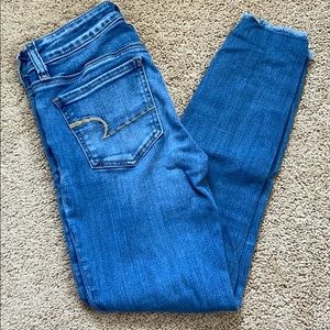 American eagle crop jeans size 2